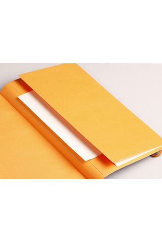 Rhodia Yumuşak Kapak A5 Çizgili Defter Nacarat 117371c