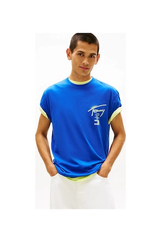Tommy Jeans Erkek Tişört-dm0dm22553 Mavi