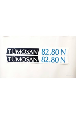 Tümosan Klasik 82.80 N Yan Yazı Tanıtım Etiketi 2001 - 2009 Model Sağ - Sol Takım