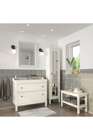 Duvar Aynası, Beyaz, 65x85 Cm Beyaz