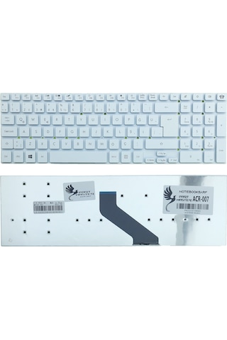 Packard Bell P5WS0, P7YS0, MS2397 Klavye (Beyaz)