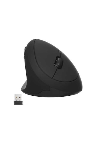Novahub Kablosuz Dikey Ergonomik Fare - 6 Tuşlu, 3 Seviyeli Dpı, Optik Fare Pc/laptop İçin Optik