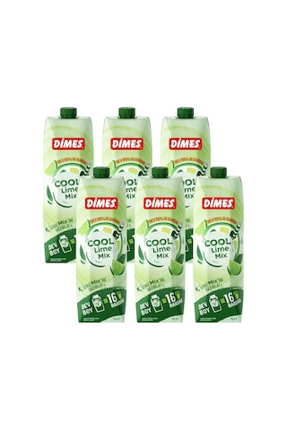 Dimes Cool Lime Özü 1 Lt 6 Lı