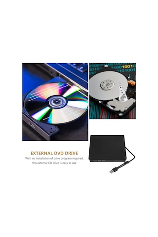 Maxgo 3124 Harici Dvd Rw External Taşınabilir Ultra Ince Usb 3.0 Tyce C Cd/dvd Optik Okuyucu