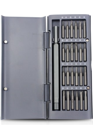 Moveevo 25 Parça Tamir Tornavida Seti - Cihaz Tamiri İçin Manyetik Uçlar Ve Dayanıklı Alüminyum Saplı Tornavida Takımı