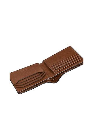 Mont Blanc Montblanc Grain Deri 8 Bölmeli Cüzdan 221404 Kahverengi
