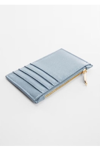 Mango Mavi Kartlık Safiano Mavi