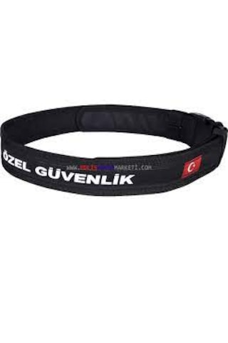 Özel Güvenlik Yazılı Palaska 3 Adet Siyah