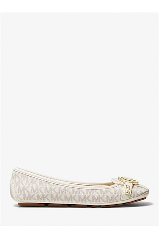 Michael Kors Fulton Moccasin Kadın Babet Krem