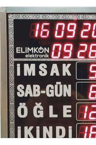 Elimkon Kumandalı Büyük Camii İmsakiye Gümüş