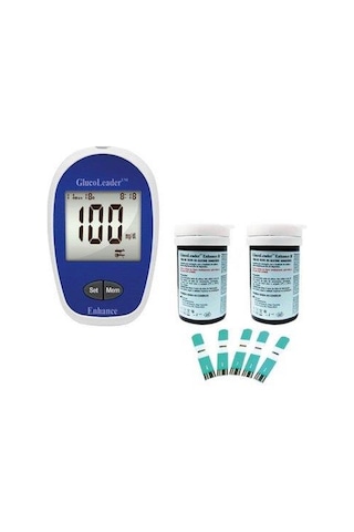 GlucoLeader Enhance 2 Ölçüm Cihaz ve 50 Adet Ölçüm Çub