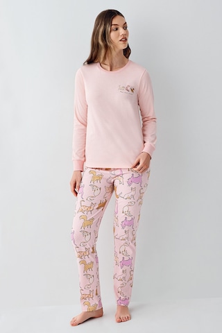 Rolypoly Kadın Pembe Pijama Takımı Rp3710-s-v2 Pembe