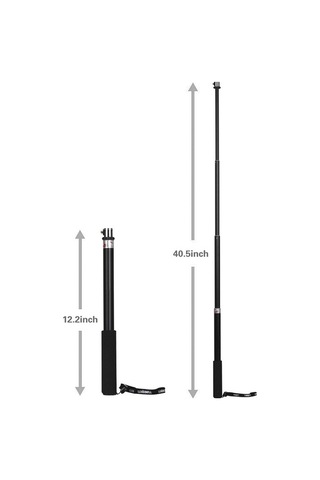 Tongxida Evrensel Alüminyum Selfie Çubuğu, 25-75cm Siyah