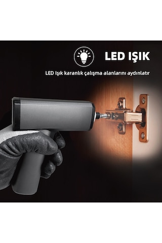 Mioji Mio CS16 12 Parça 1500Mah Şarjlı Vidalama Tornavida Seti
