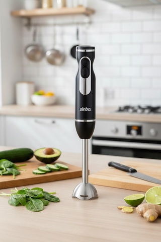 Sinbo SHB-7513 500 W Paslanmaz Çelik Bıçaklı El Blenderı