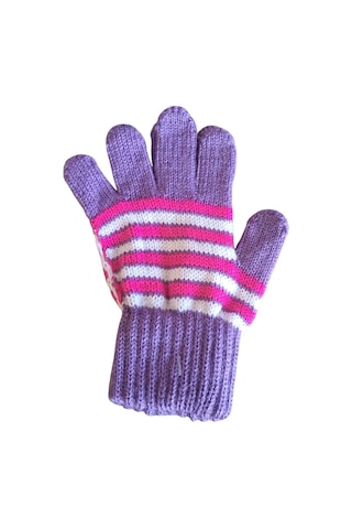 Kız Çocuk Eldiven Mor 4-8 Yaş Mor