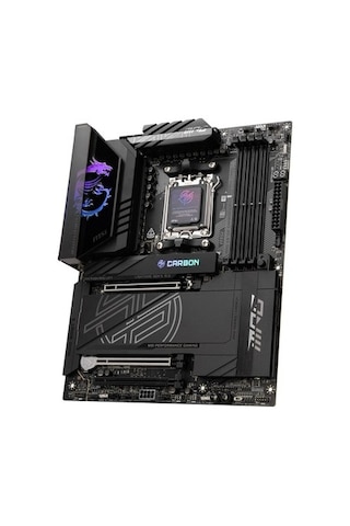 Msı Mpg X870e Carbon Wıfı Am5 Ddr5 8400mhz Oc Usb4 4x M.2 Hdmı 5g Lan 2.5g Lan Wıfı 7 Rgb