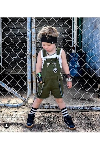 Quzucuk Kids Çocuk Yeşil Solopet Takım Yeşil