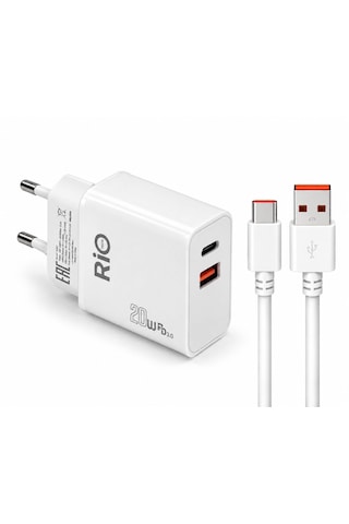 Flayse 20w Power Delivery 3.0 Usb Hızlı Şarj Adaptörü Ve Kablo Seti