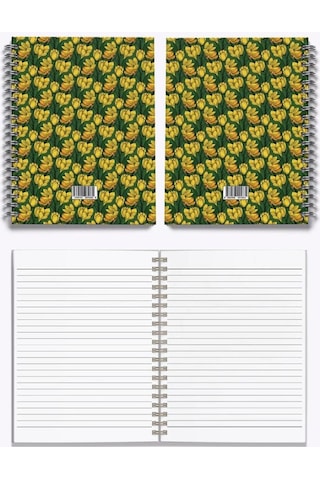 My Mia Art Magnolia-midi 14x20 Çizgili Defter Çok Renkli