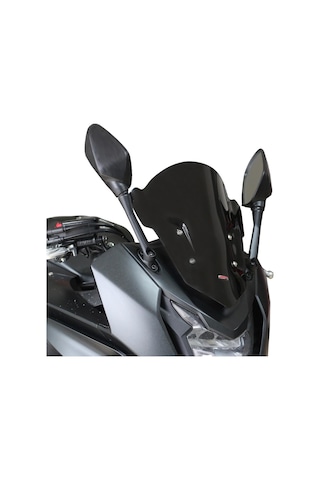 GP Kompozit Honda CBR650F 2014-2018 Uyumlu Ön Cam Siyah 34 cm