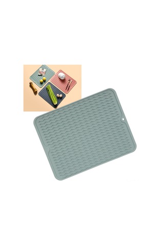 Kangvka Gümüş Renkli Gıda Grubu Kauçuk Havlu:temizleme, Isıya Dayanıklı, Kaymaz Önleyici, Çekirdekli Tank Matı