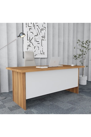 Asil 3'lü Ofis Takımı  Model 9 Ceviz Beyaz