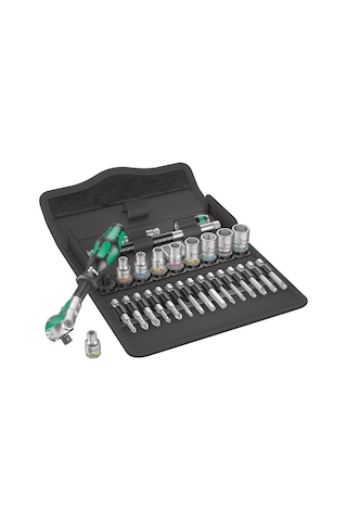 Wera Zyklop Speed Cırcır Anahtar Seti 8100 Sa 6 1/4 Inç Tahrik, M
