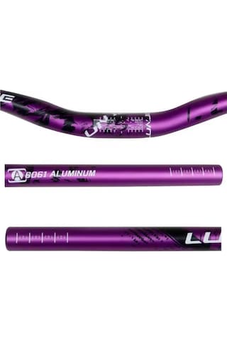 Lunje All Ride Açılı 9mm Gidon Mor 31.8mm