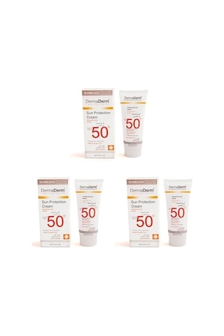 Dermaderm Güneş Kremi SPF50+ 3 x 100 ML