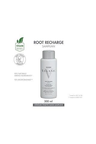 Hush Veganic Root Recharge Dökülme Önleyici Şampuan 300 Ml