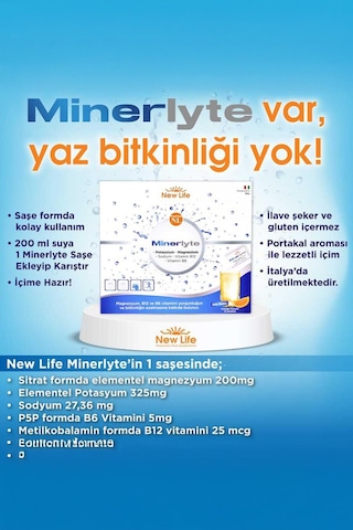 New Life Minerlyte 12 Saşe 2 Adet