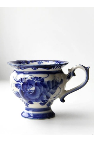 Terehoff Gzhel Fincanı 318317268 Cobalt Mavisi