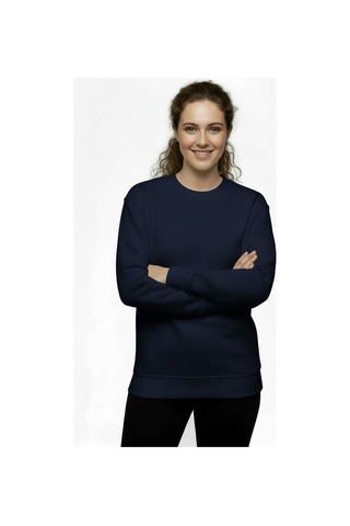 Lyvean Bisiklet Yaka 3 İplik Penye Sweatshirt Lacivert