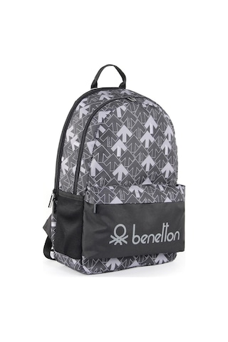 United Colors Of Benetton Bnt03738 Siyah/gri Unisex Okul Çantası