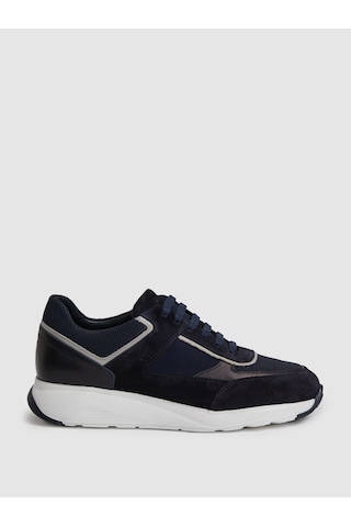 Cacharel Lacivert %100 Deri Sneaker Ayakkabı