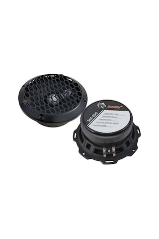 Exvol Soway Sm-630 16cm Midrange Kurşun Göbek 300w 150rms Hoparlör Kapaklı 2adet