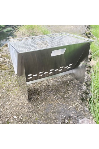 Dianziye Kampanya Uygun Paslanmaz Çelik Taşınabilir Mangal - Açık Hatta Barbekü Ve Piknik İçin Kompakt Şömine Çok Renkli