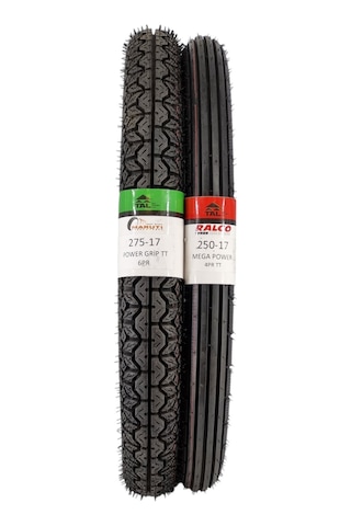 Honda Cup Rks Winnner Mondial 275-17 Tt Ve 250-17 Tt Tubetype Lastik Set