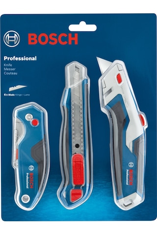 Bosch Profesyonel Maket Bıçağı Seti 3 Parça - 1600A027M4