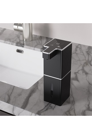 Xiaaokeji Elektrikli Köpük El Yıkama Makinesi Otomatik İndüksiyon Sabunluk Siyah Siyah