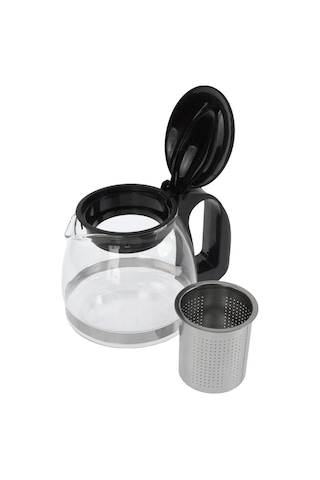 Çelik Süzgeçli Cam Demlik - 700 Ml