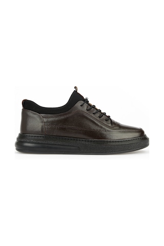 Ziya Erkek Hakiki Deri Sneaker 161423z88 Kahve 161423z88 300 40