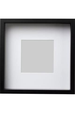 Siyah Renk Çerçeve MeridyenDukkan Ev Dekorasyon 25x25 cm 1 Adet ,