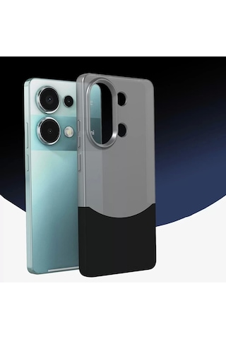 Xiaomi Redmi Note 13 Pro 4g Kılıf Magsafe Şarj Kartlıklı Mıknatıslı Duble 1.7mm Kapak Kart Bölmeli L