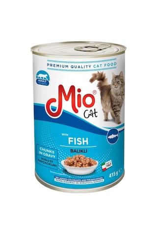 Mio Balıklı Konserve Yetişkin Kedi Maması 415 G
