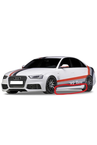 Audi A4 B8 2008 - 2012 Rs4 Yan Marşpiyel Seti Boyasız Audi A4 B8 2008 - 2012 Rs4 Yan Marşpiyel Seti Boyasız