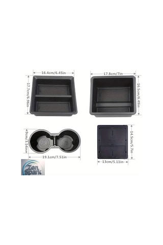 Tesla Model Y / 3 2017 2023 Uyumlu Araç Organizer, Konsol Düzenleyici 4 Lü Set