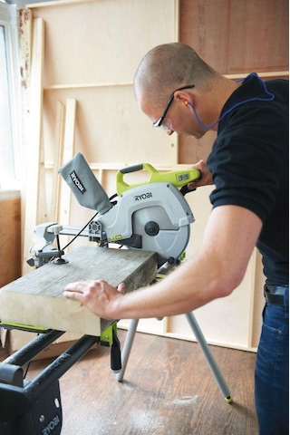 Ryobi EMS216L 1500 Watt 216 MM Lazerli Zıvanalı Gönye Testere