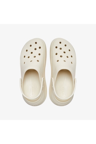 Crocs Classic Crush Kadın Krem Terlik Düz 207521 Krem